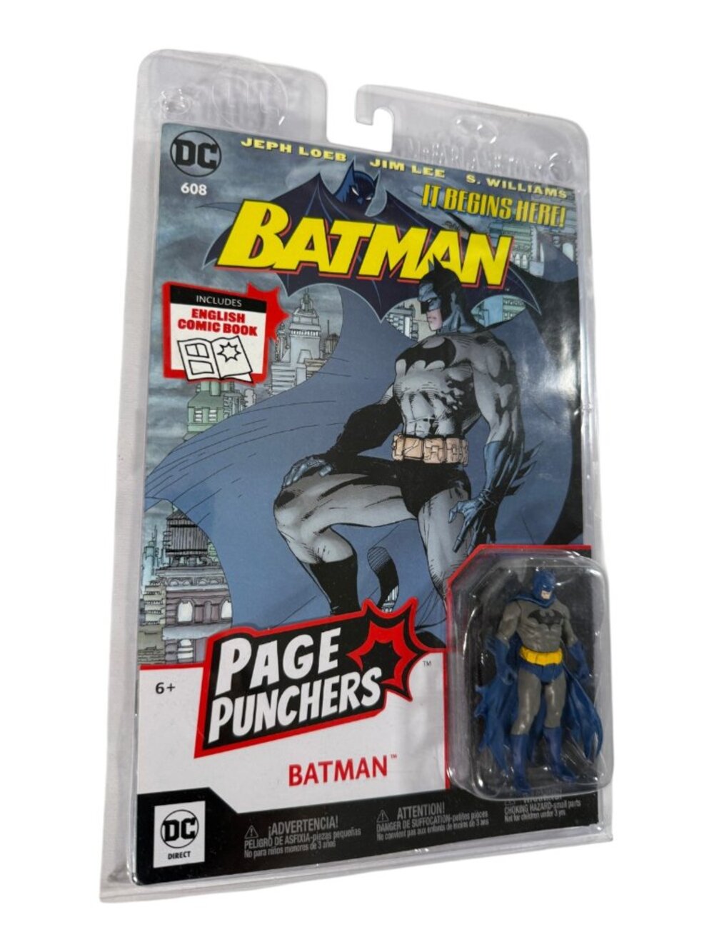 McFarlane Toys DC Direct Batman Page Punchers (Batman: Hush #608) 3" Set
